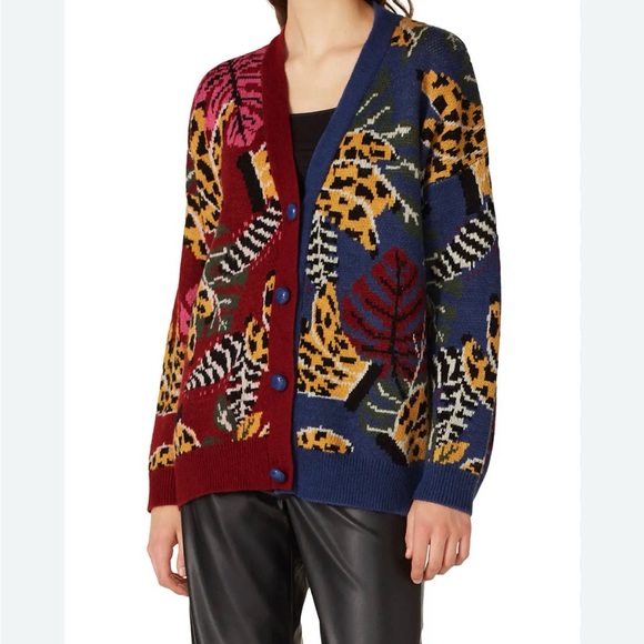 FARM Rio Sweaters - FARM Rio Banana Cardigan Sweater